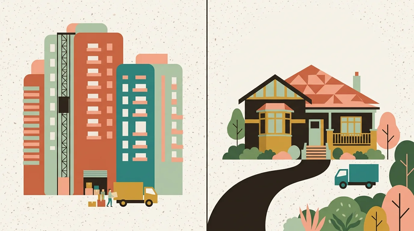 A Hurstville apartment move vs an Oatley house move: two completely different jobs